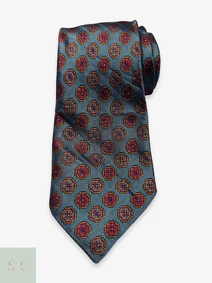 Corbata Clásica de Seda Foulard Mak Uno