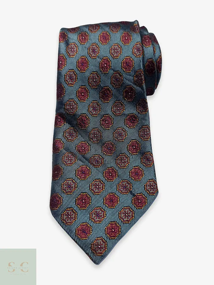 Corbata Clásica de Seda Foulard Mak Uno 1