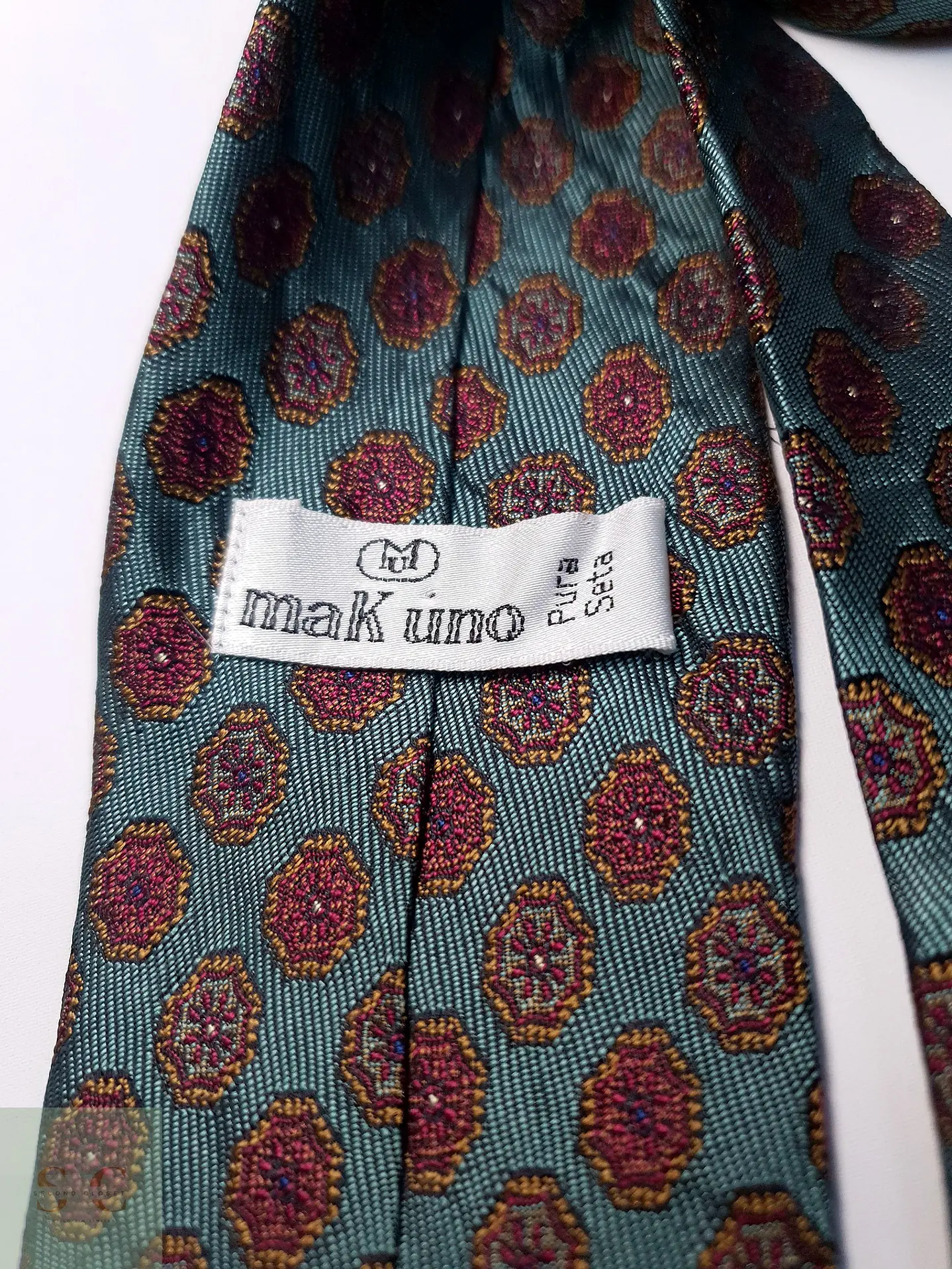 Corbata Clásica de Seda Foulard Mak Uno 3