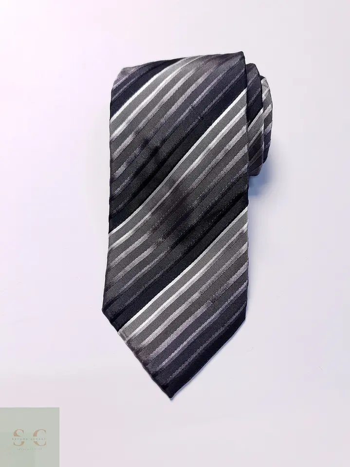 Corbata de Seda en Rayas Degradé Only First 2
