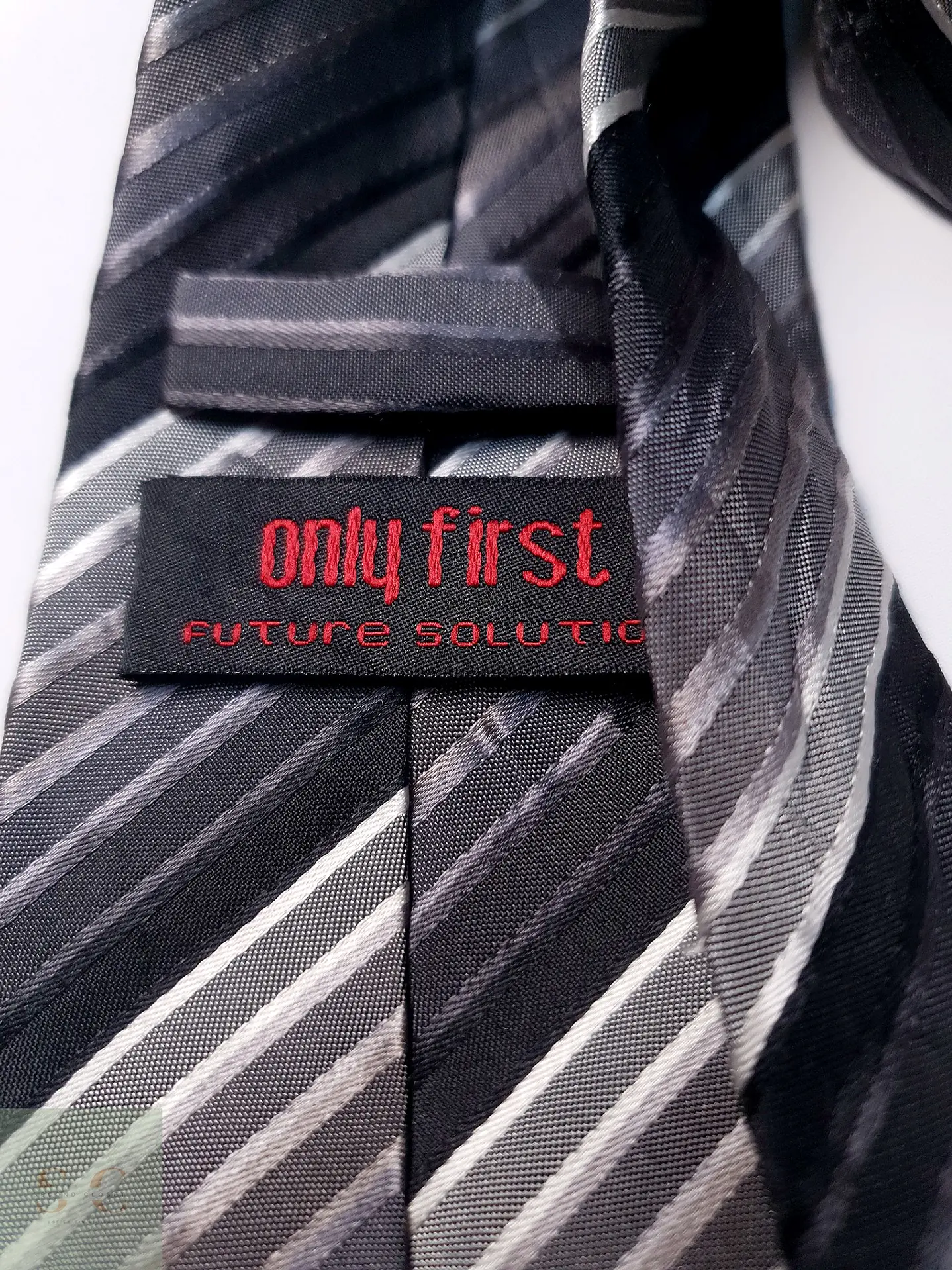 Corbata de Seda en Rayas Degradé Only First 3