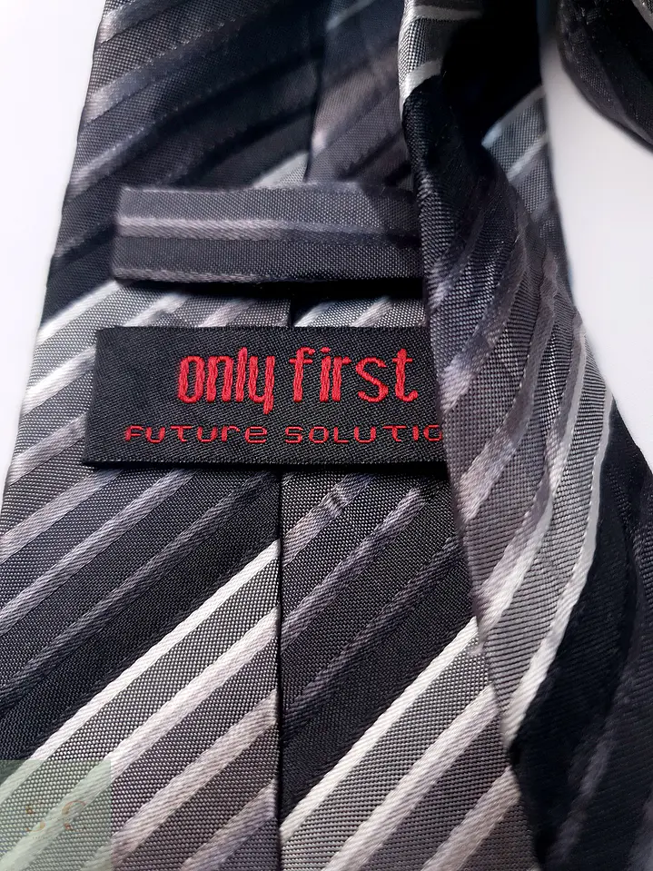 Corbata de Seda en Rayas Degradé Only First 3