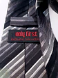 Corbata de Seda en Rayas Degradé Only First - Miniatura 3