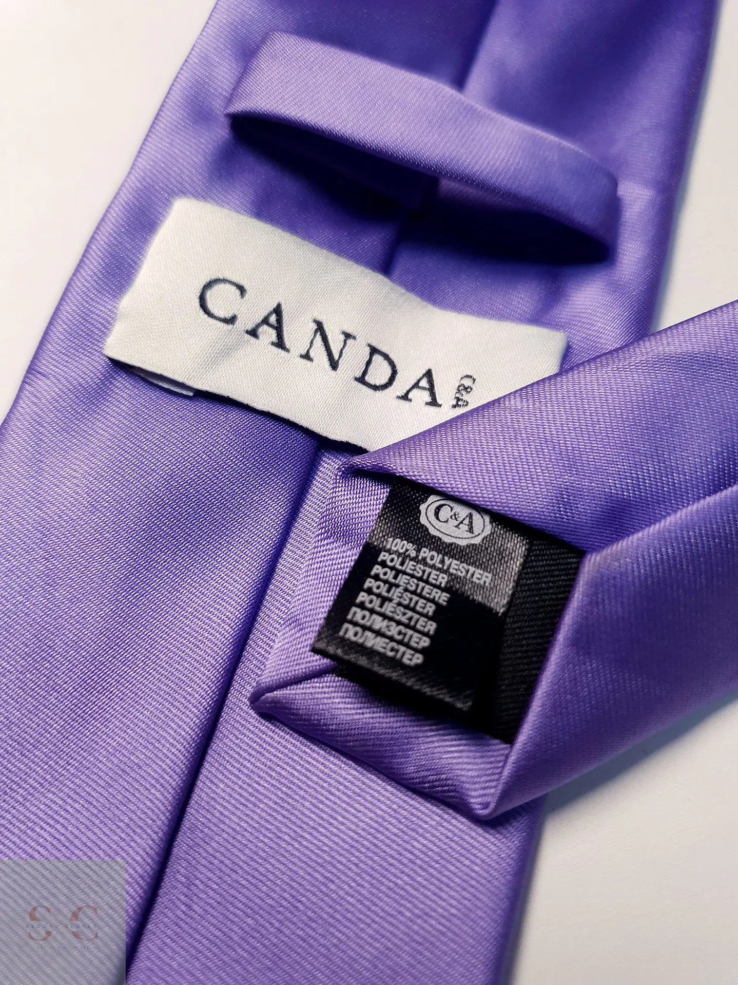 Corbata Clásica Satinada Lila Canda (C&A) 3