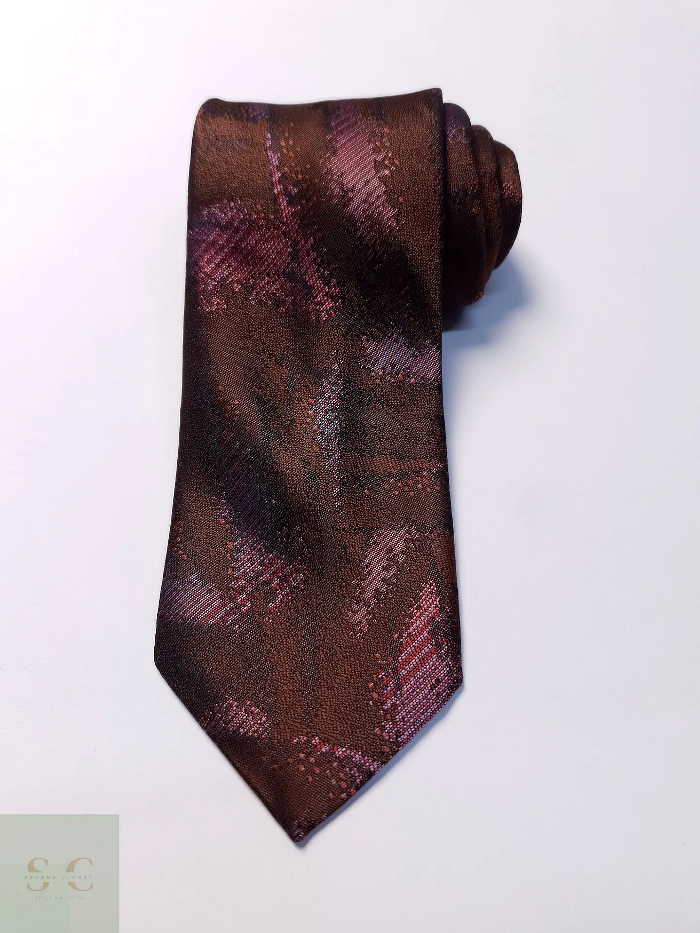 Corbata de Seda en Tejido Jacquard Roland 2