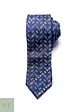 Corbata de Seda Tejida con Patrón Geométrico Atwardson - Miniatura 2