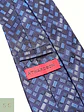 Corbata de Seda Tejida con Patrón Geométrico Atwardson - Miniatura 3