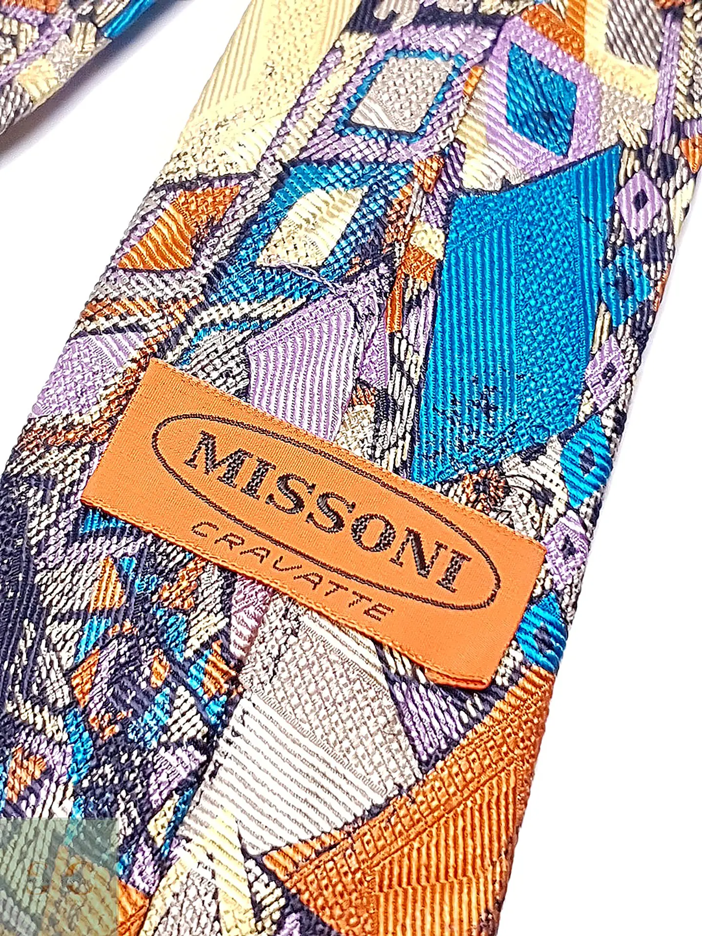 Corbata de Seda Jacquard Geométrica Missoni 3