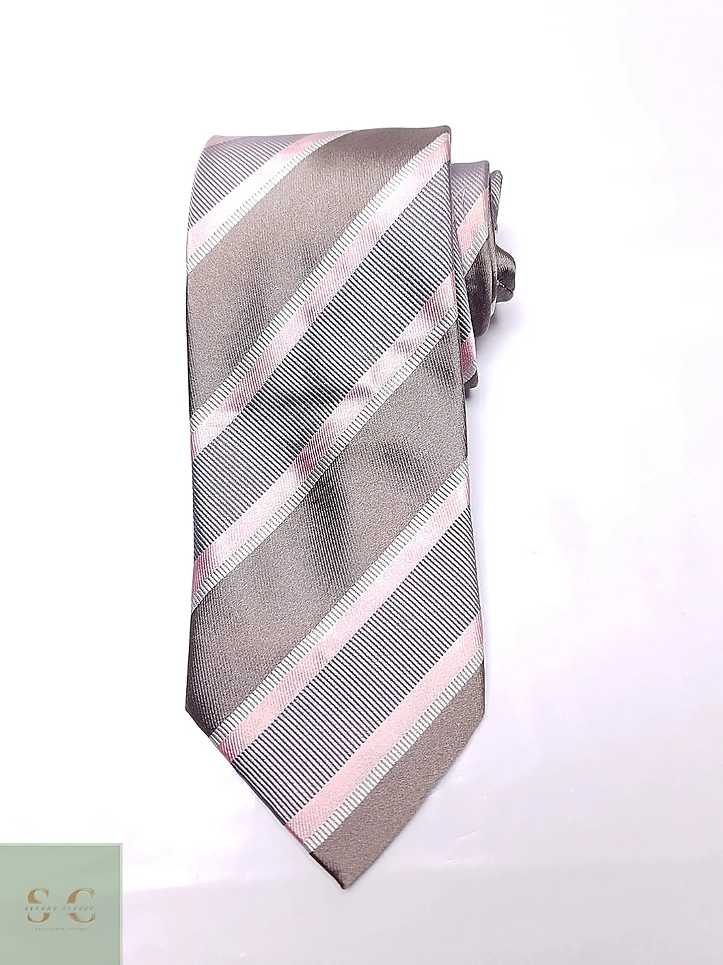 Corbata de Seda a Rayas Diagonales Barisal 2