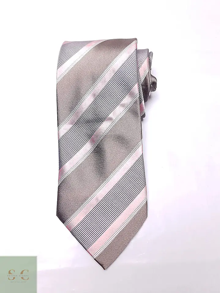 Corbata de Seda a Rayas Diagonales Barisal 2
