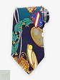 Corbata de Seda Estampada Temática Alcione - Miniatura 1