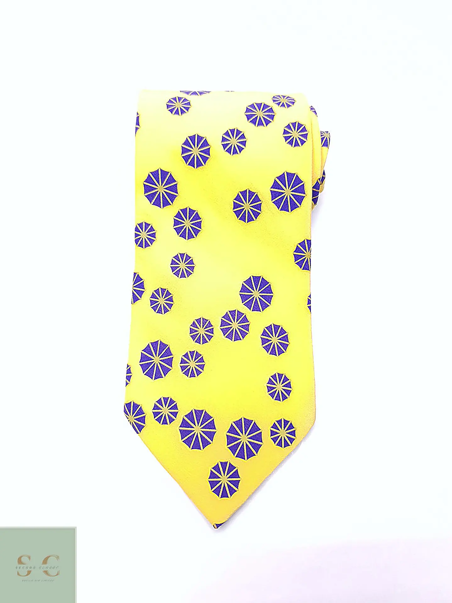 Corbata de Seda Natural con Motivo Geométrico Skandia 2