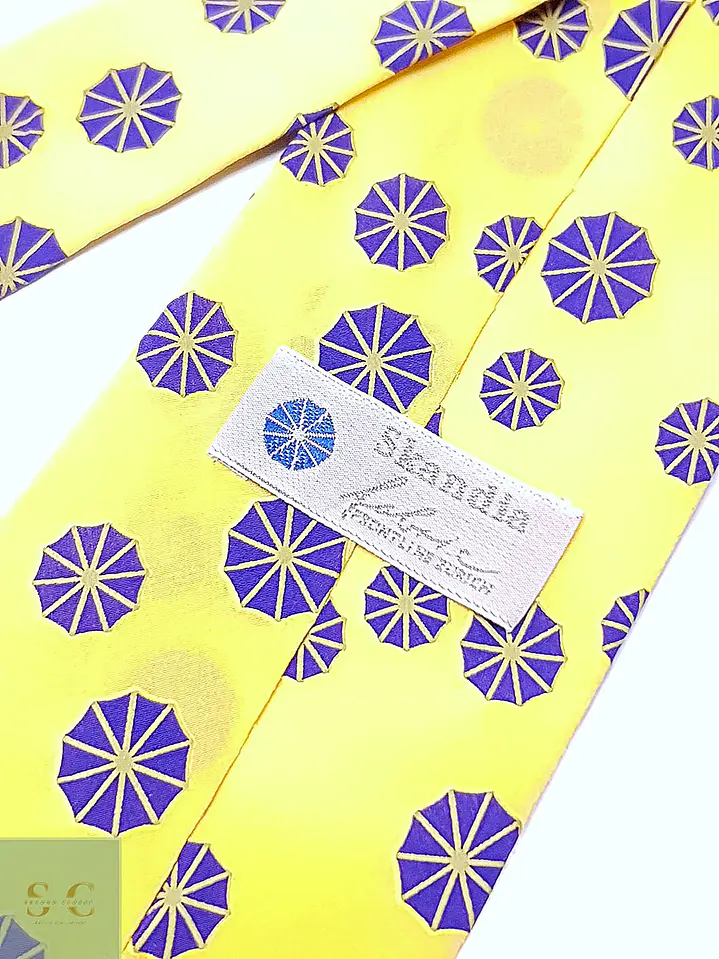Corbata de Seda Natural con Motivo Geométrico Skandia 3
