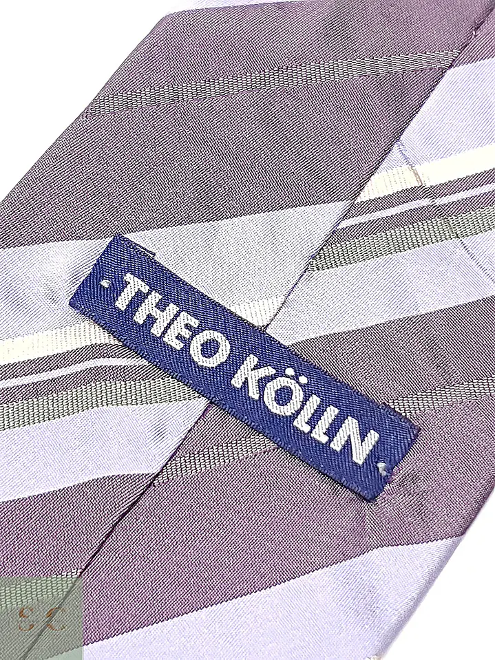 Corbata de Seda a Rayas Diagonales Theo Kölln 3