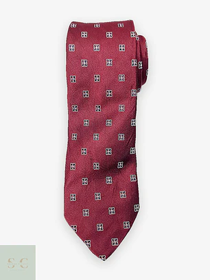 Corbata de Seda con Microdiseño Floral Daniel Hechter Paris