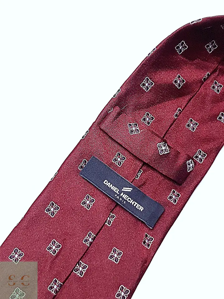 Corbata de Seda con Microdiseño Floral Daniel Hechter Paris 3