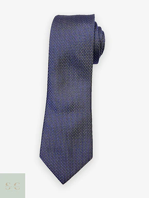 Corbata de Seda con Microdiseño Geométrico Westbury