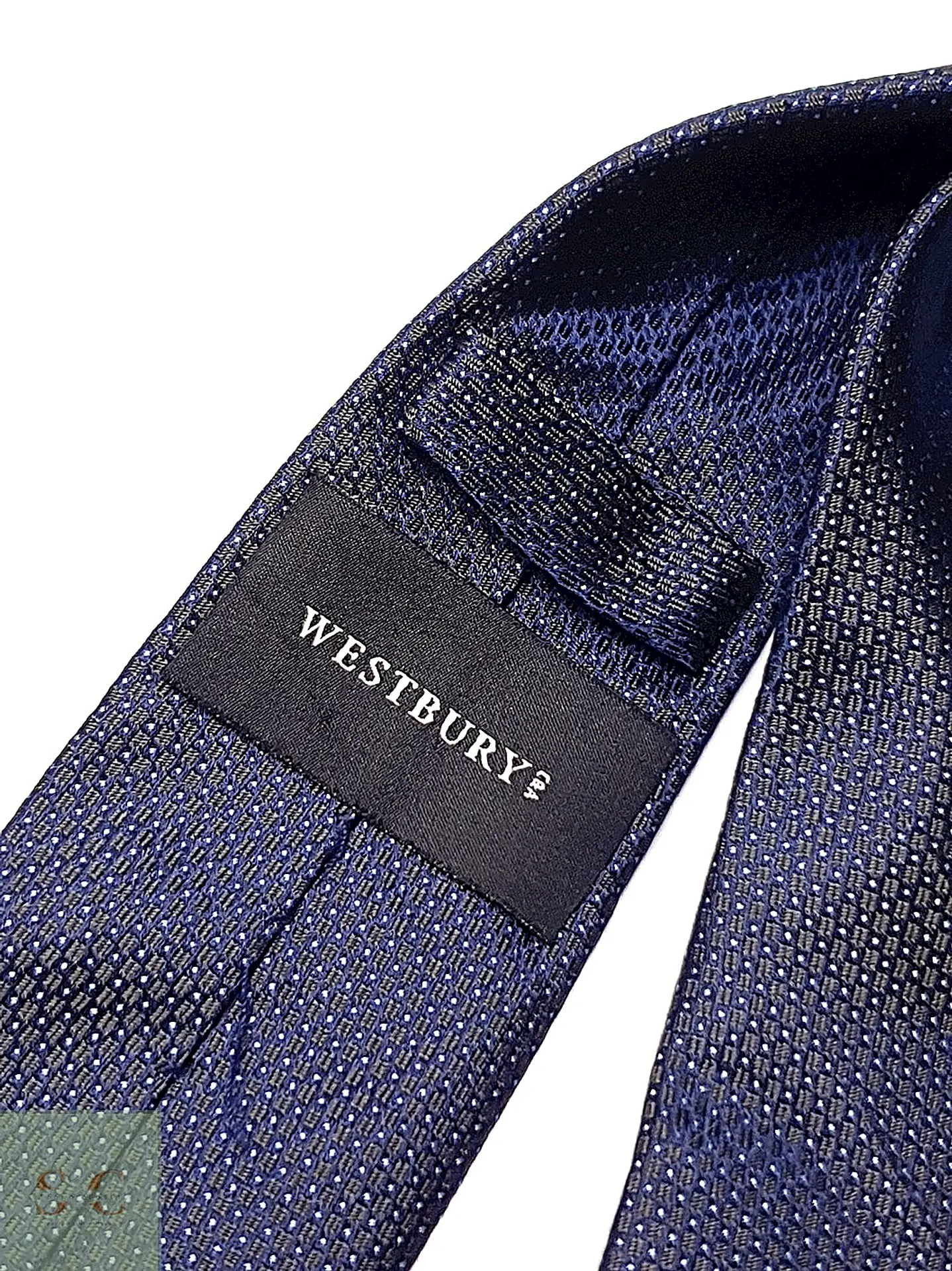 Corbata de Seda con Microdiseño Geométrico Westbury 3