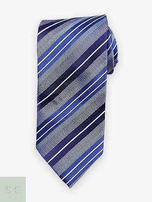 Corbata de Seda a Rayas Regimentales TCM