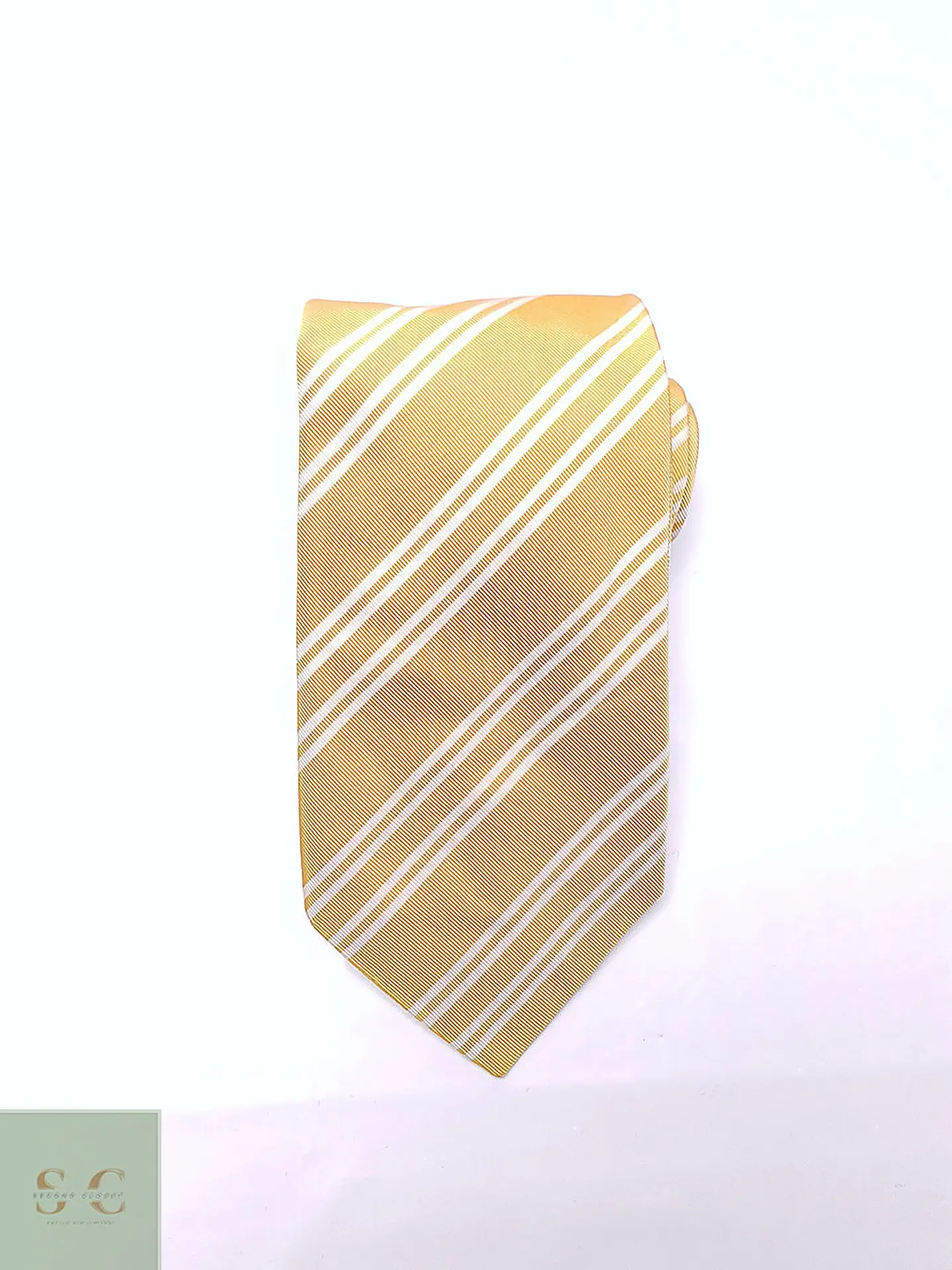 Corbata de Seda a Rayas Diplomáticas Simon Gray 2