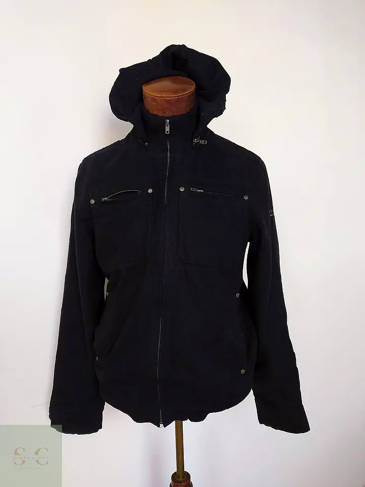 Chaqueta Urbana de Paño con Capucha GUESS Talla SM/M 2