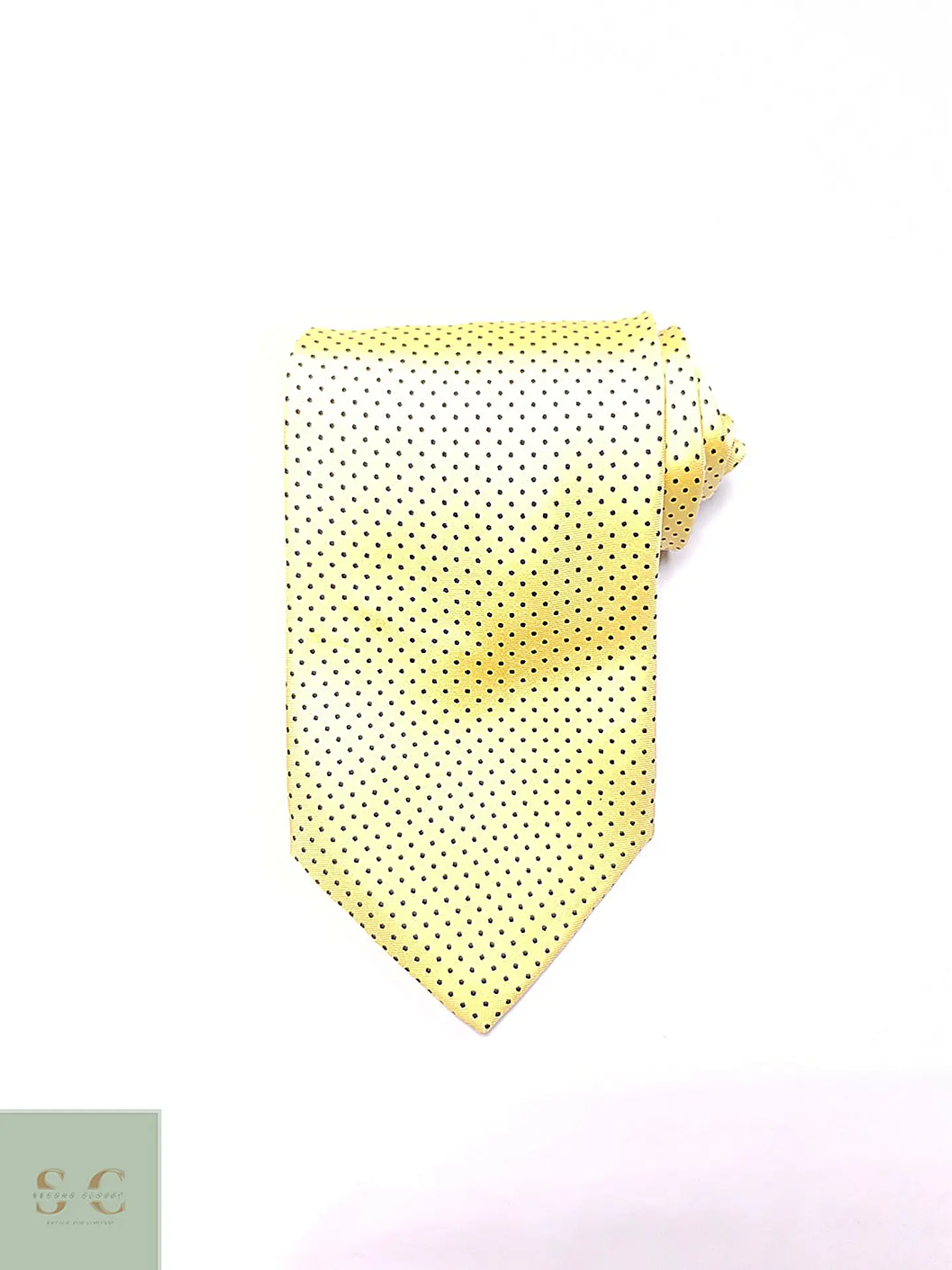 Corbata de Seda Natural con Micropunteado Salmone 2