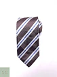Corbata de Seda a Rayas Diagonales Milano - Miniatura 2