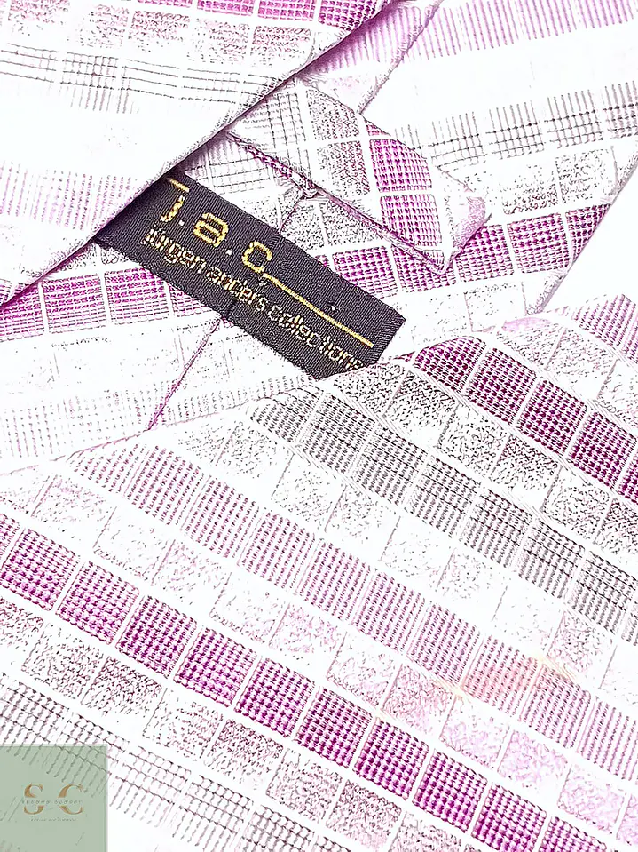 Corbata de Seda con Patrón Geométrico J.B.C. 3