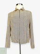 Chaqueta Corta Blouson en Cuadrillé Beige Zara Talla M - Miniatura 1