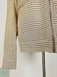 Chaqueta Corta Blouson en Cuadrillé Beige Zara Talla M - Miniatura 5