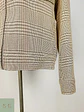 Chaqueta Corta Blouson en Cuadrillé Beige Zara Talla M - Miniatura 6
