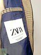 Chaqueta Corta Blouson en Cuadrillé Beige Zara Talla M - Miniatura 11