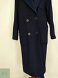 Abrigo Sobretodo de Lana Azul Marino Morton Bernard Talla L/XL - Miniatura 5