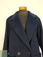 Abrigo Sobretodo de Lana Azul Marino Morton Bernard Talla L/XL - Miniatura 8