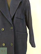 Abrigo Sobretodo de Lana Azul Marino Morton Bernard Talla L/XL - Miniatura 9