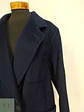 Abrigo Sobretodo de Lana Azul Marino Morton Bernard Talla L/XL - Miniatura 10