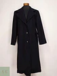 Abrigo Largo Sastre de Paño Negro Talla XL - Miniatura 2