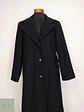 Abrigo Largo Sastre de Paño Negro Talla XL - Miniatura 3