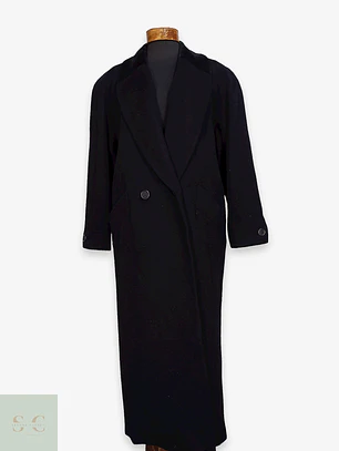 Abrigo Largo Clásico de Paño Jones New York Talla XXL