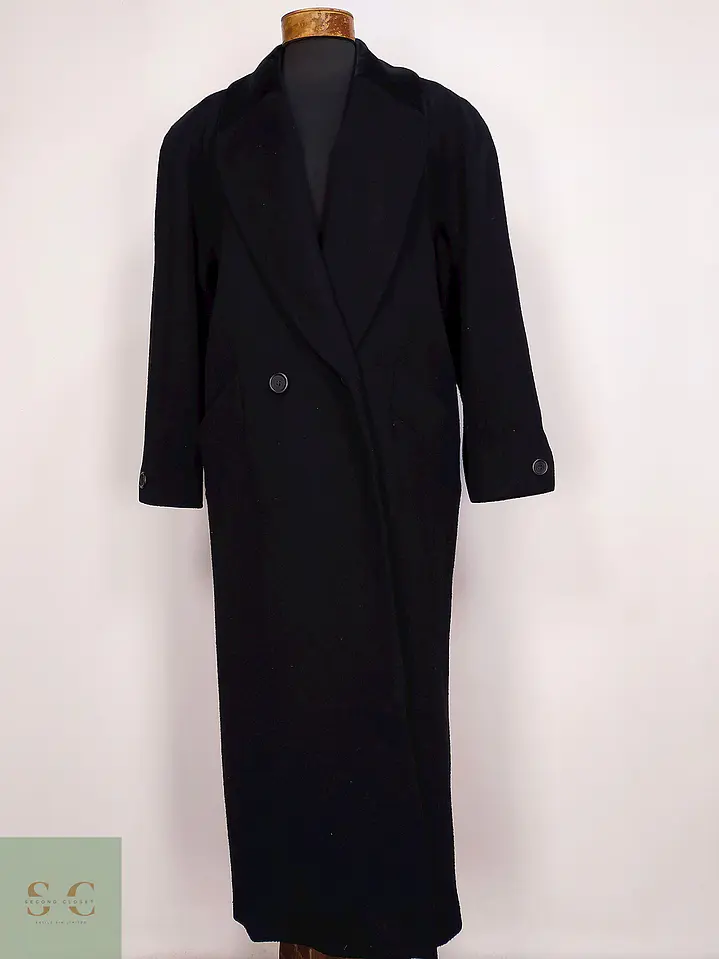 Abrigo Largo Clásico de Paño Jones New York Talla XXL 2