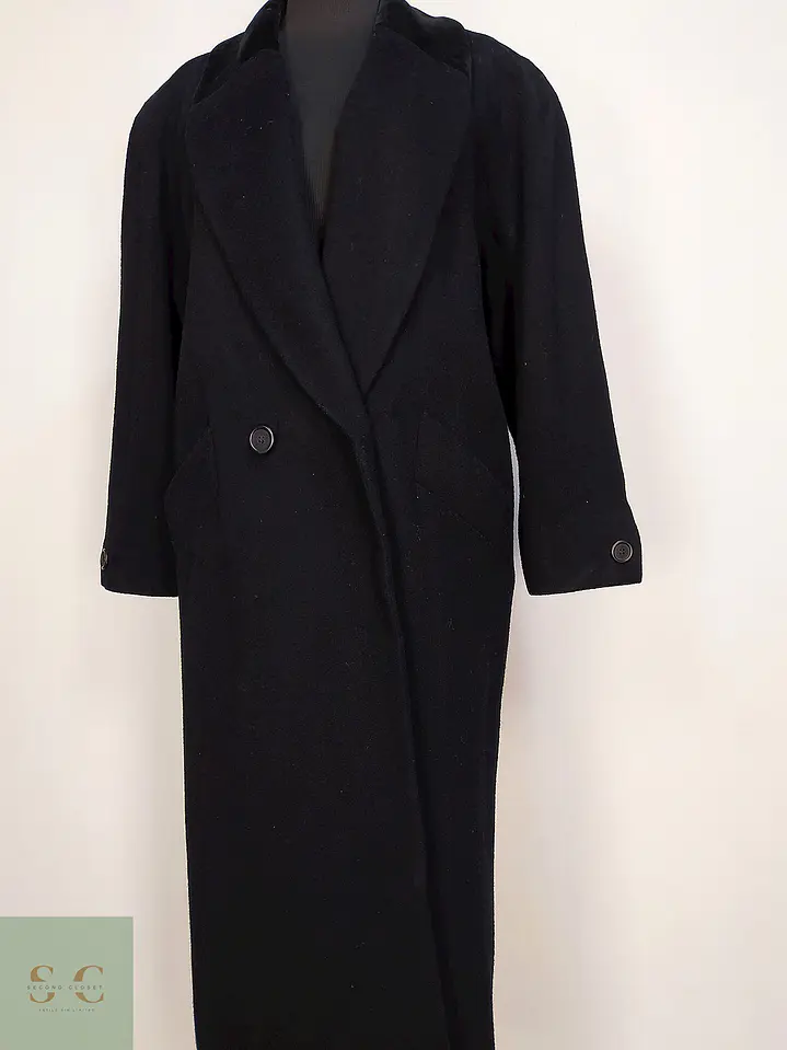 Abrigo Largo Clásico de Paño Jones New York Talla XXL 5