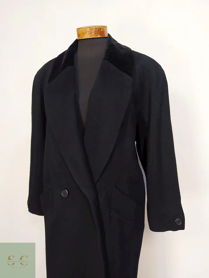 Abrigo Largo Clásico de Paño Jones New York Talla XXL 15