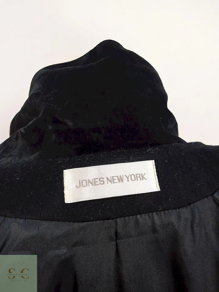 Abrigo Largo Clásico de Paño Jones New York Talla XXL 21