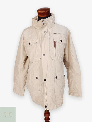 Chaqueta Utilitaria Estilo Safari Talla XL