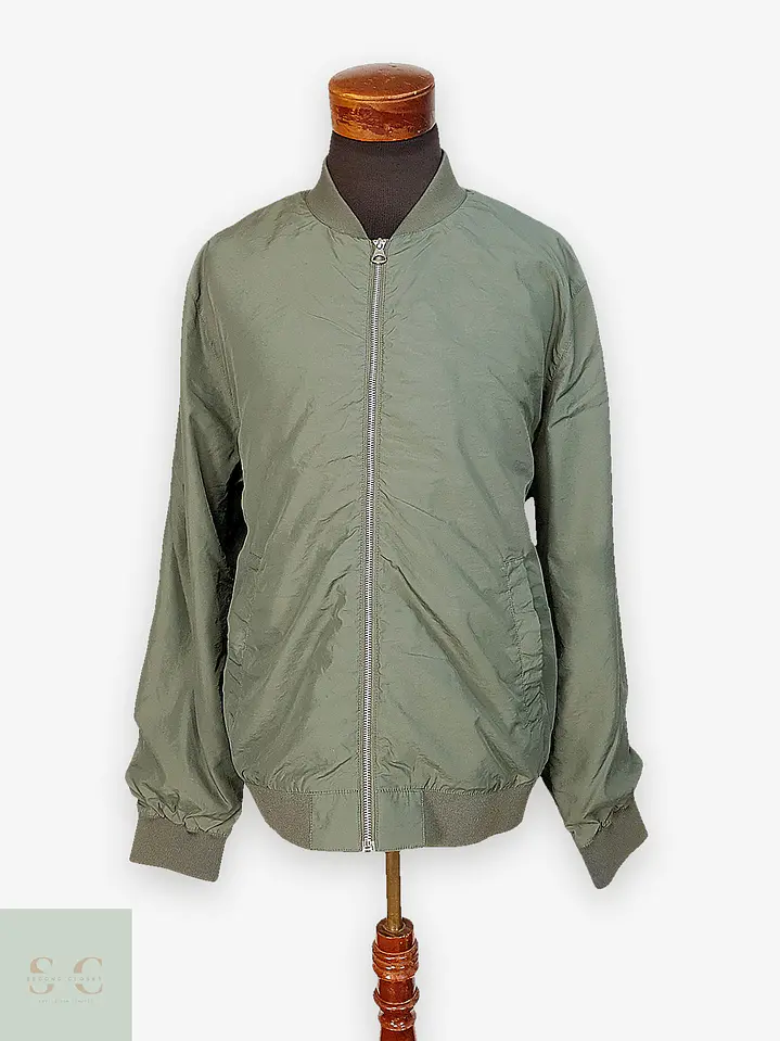 Chaqueta Bomber Ligera Utility H&M Talla XL 1