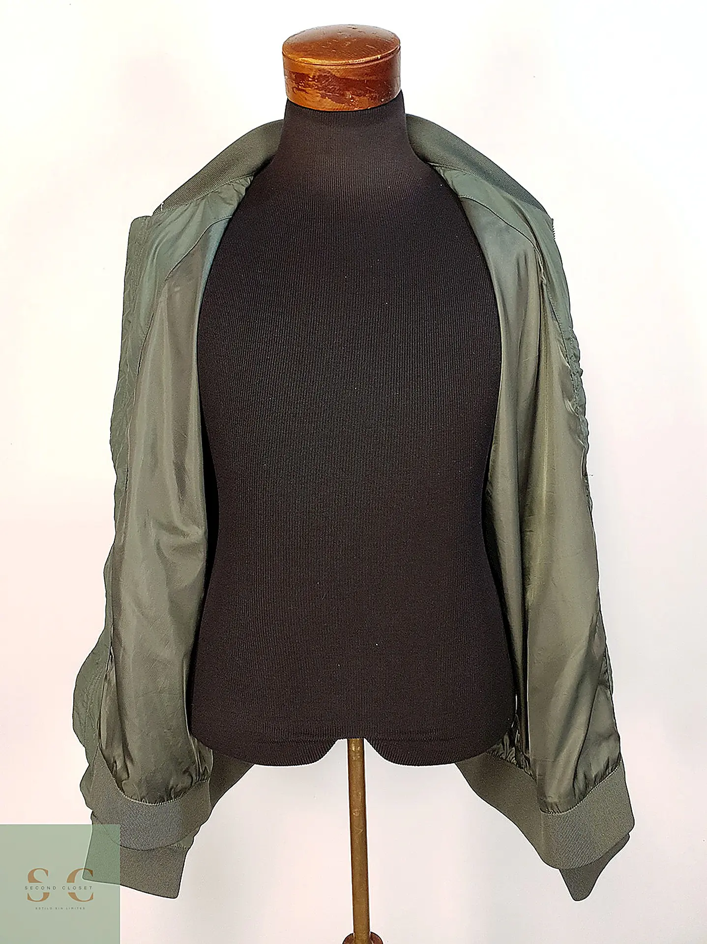 Chaqueta Bomber Ligera Utility H&M Talla XL 8