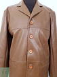 Chaqueta Recta Minimalista en Ecocuero Talla L/XL - Miniatura 6