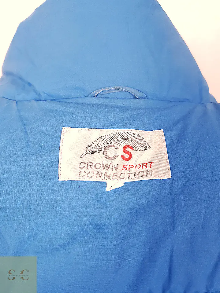 Chaqueta Puffer de Plumas con Capucha Crown Sport Talla L 4