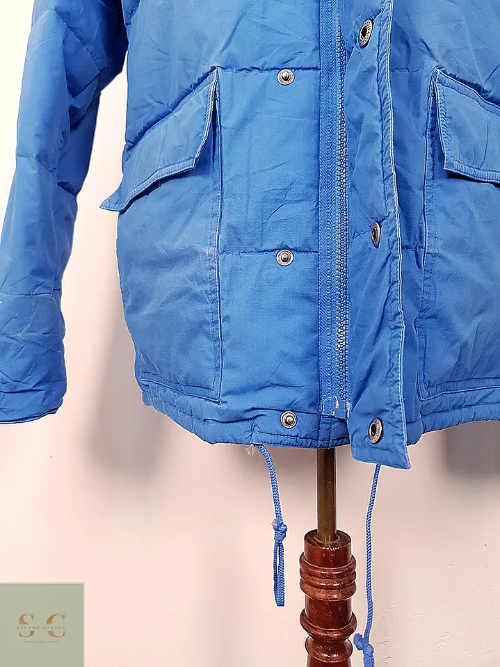 Chaqueta Puffer de Plumas con Capucha Crown Sport Talla L 5