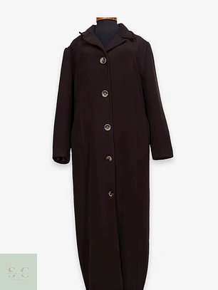 Abrigo Largo Clásico de Paño Berfin Talla XL